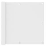 Vidaxl balkonscherm 90x600 cm oxford stof wit - afbeelding 1