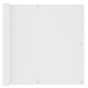 Vidaxl balkonscherm 90x600 cm oxford stof wit