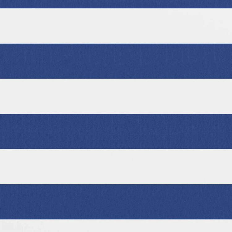 Vidaxl balkonscherm 90x500 cm oxford stof wit en blauw