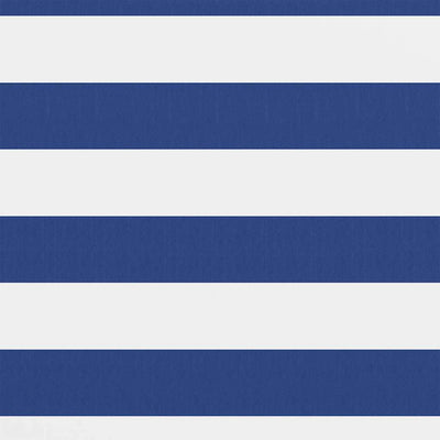 Vidaxl balkonscherm 90x500 cm oxford stof wit en blauw