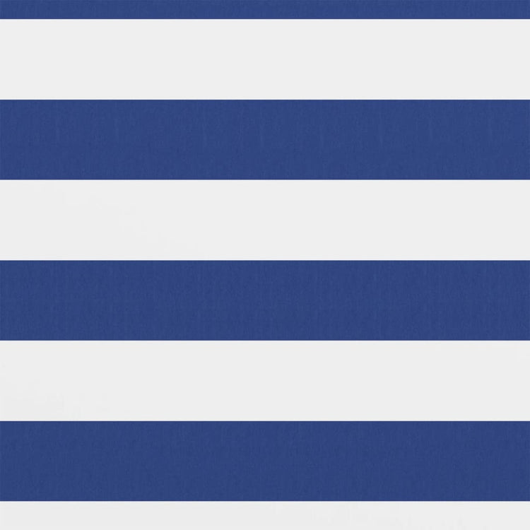 Vidaxl balkonscherm 120x600 cm oxford stof wit en blauw