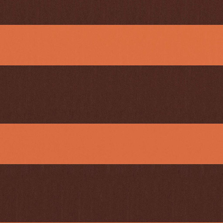 Vidaxl balkonscherm 75x400 cm oxford stof oranje en bruin
