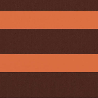 Vidaxl balkonscherm 75x600 cm oxford stof oranje en bruin