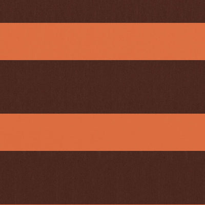 Vidaxl balkonscherm 90x600 cm oxford stof oranje en bruin