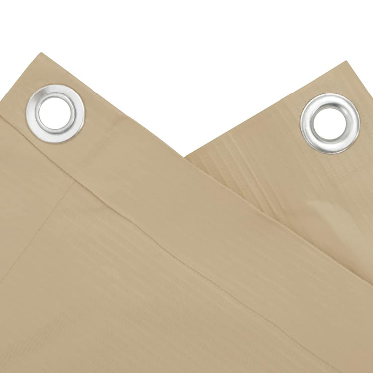 Vidaxl balkonscherm 120x500 cm oxford stof beige