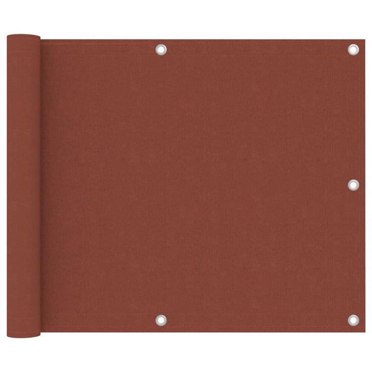 Vidaxl balkonscherm 75x300 cm oxford stof terracotta