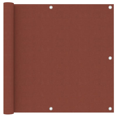 Vidaxl balkonscherm 90x300 cm oxford stof terracotta