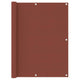Vidaxl balkonscherm 120x300 cm oxford stof terracotta