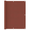 Vidaxl balkonscherm 120x600 cm oxford stof terracotta