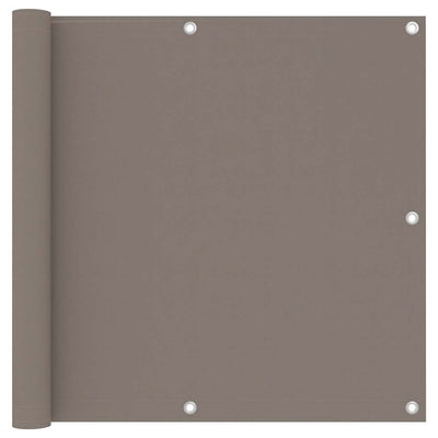 Vidaxl balkonscherm 90x300 cm oxford stof taupe