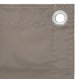 Vidaxl balkonscherm 90x400 cm oxford stof taupe - afbeelding 3