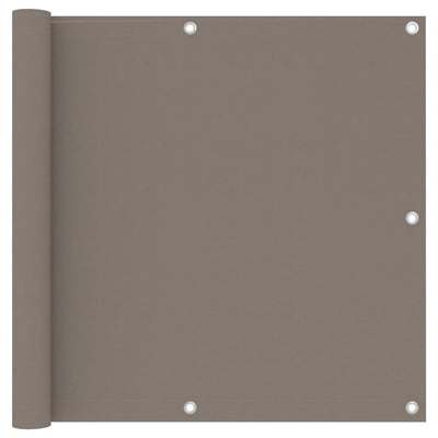 Vidaxl balkonscherm 90x500 cm oxford stof taupe