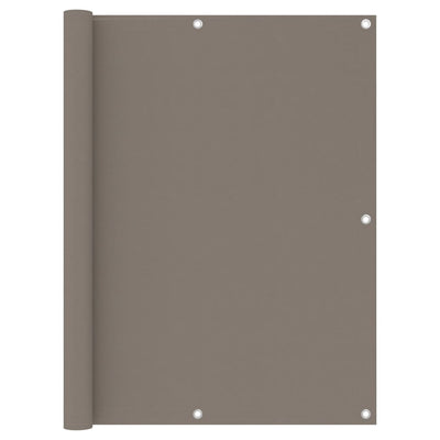Vidaxl balkonscherm 120x400 cm oxford stof taupe