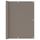 Vidaxl balkonscherm 120x500 cm oxford stof taupe