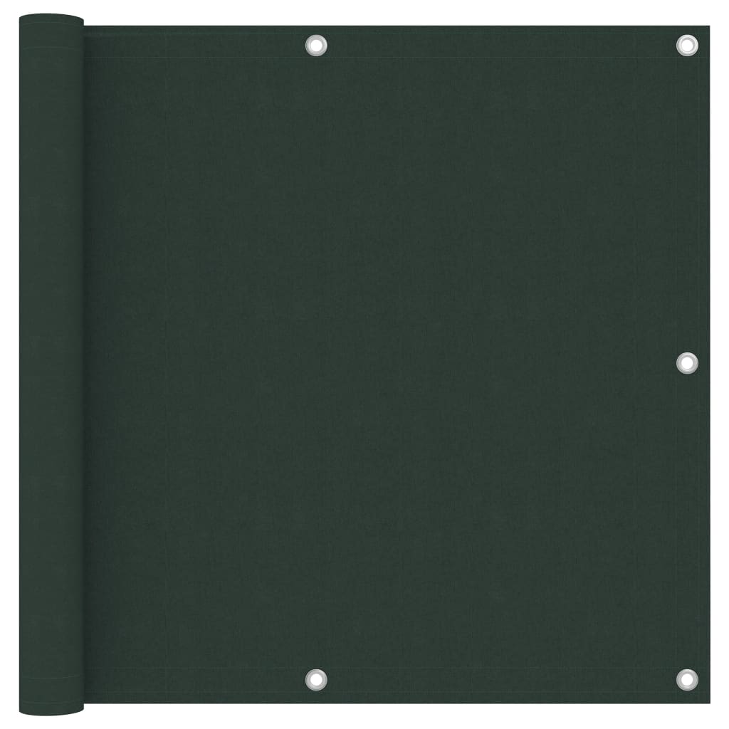Vidaxl balkonscherm 90x300 cm oxford stof donkergroen