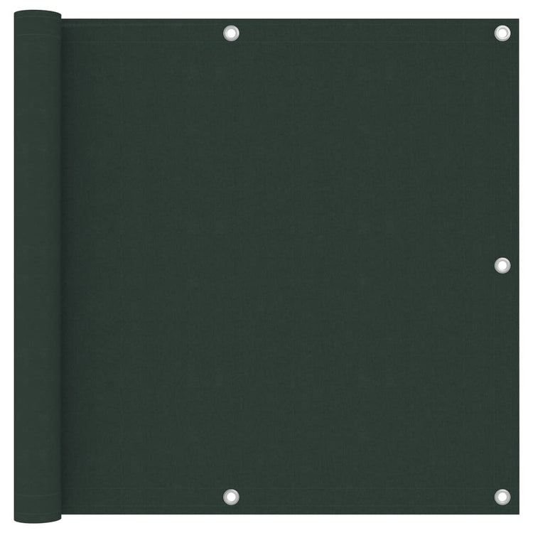 Vidaxl balkonscherm 90x400 cm oxford stof donkergroen
