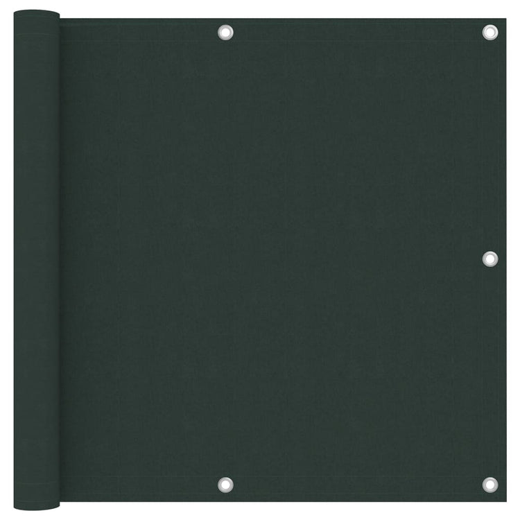 Vidaxl balkonscherm 90x600 cm oxford stof donkergroen