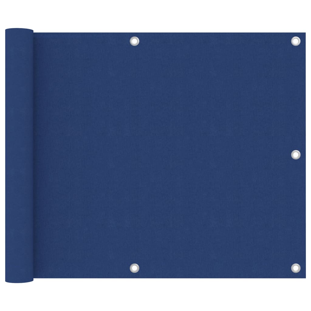Vidaxl balkonscherm 75x300 cm oxford stof blauw