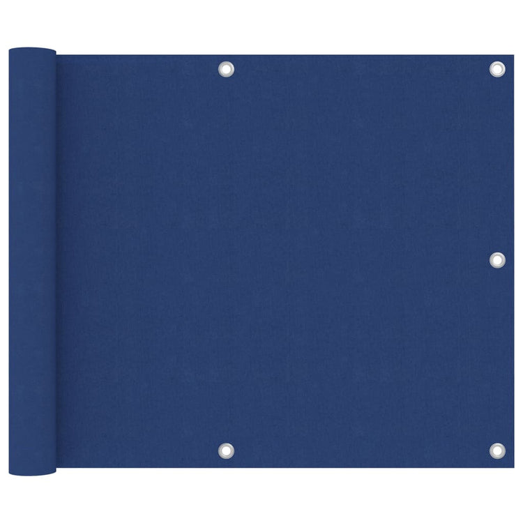 Vidaxl balkonscherm 75x300 cm oxford stof blauw