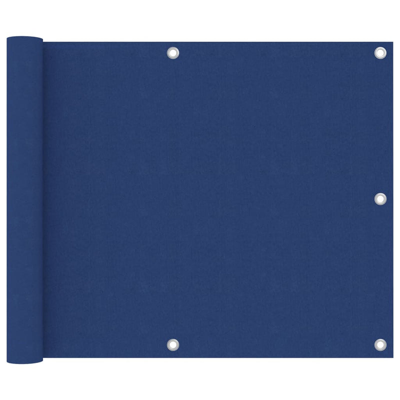 Vidaxl balkonscherm 75x300 cm oxford stof blauw