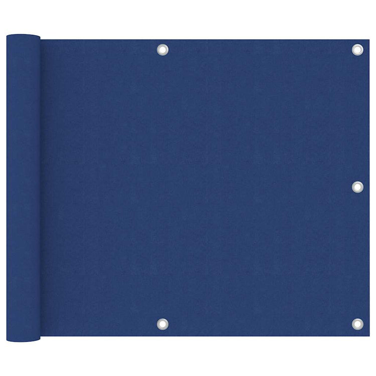 Vidaxl balkonscherm 75x400 cm oxford stof blauw
