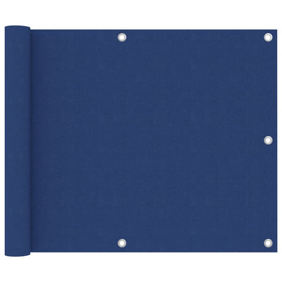 VidaXL Balkonscherm 75x500 cm oxford stof blauw