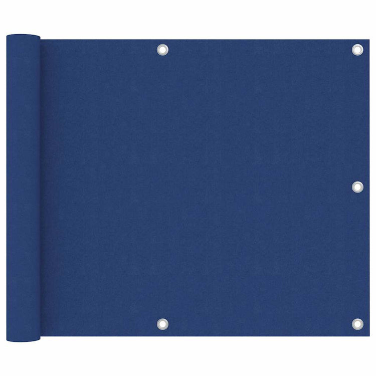 Vidaxl balkonscherm 75x500 cm oxford stof blauw