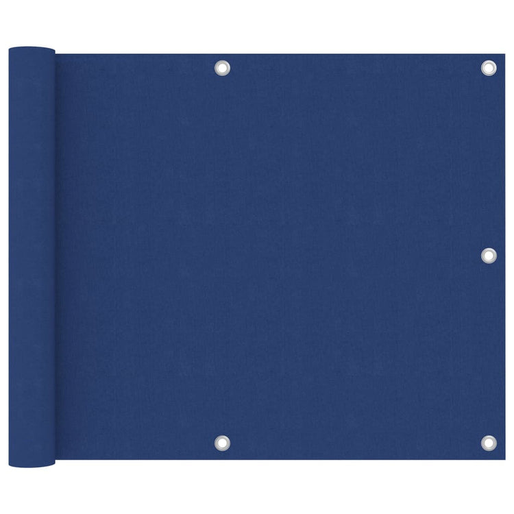 Vidaxl balkonscherm 75x600 cm oxford stof blauw