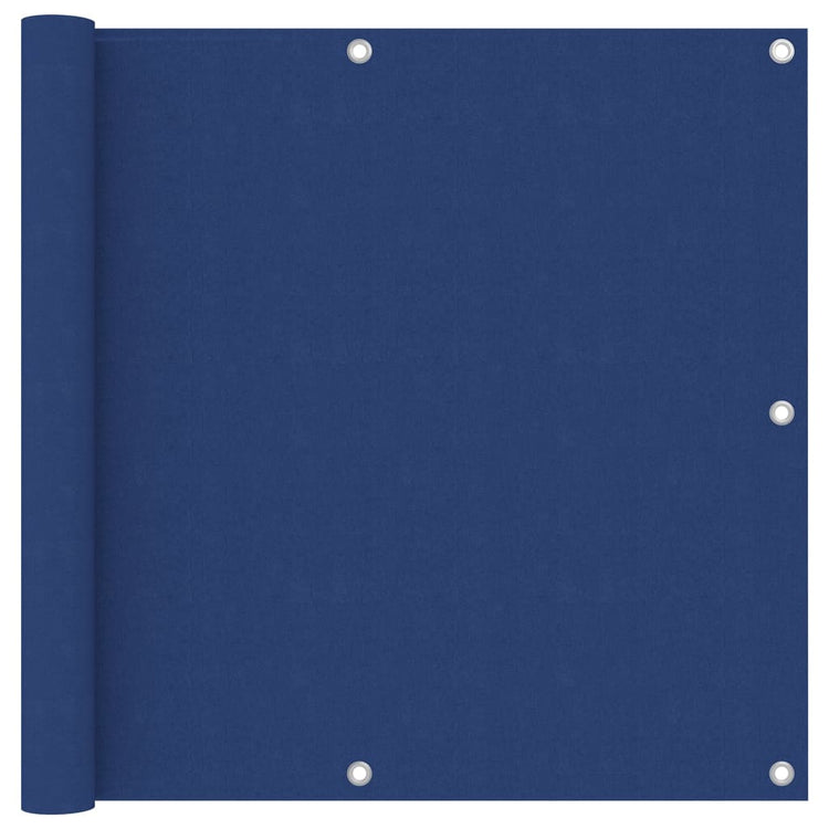 Vidaxl balkonscherm 90x600 cm oxford stof blauw