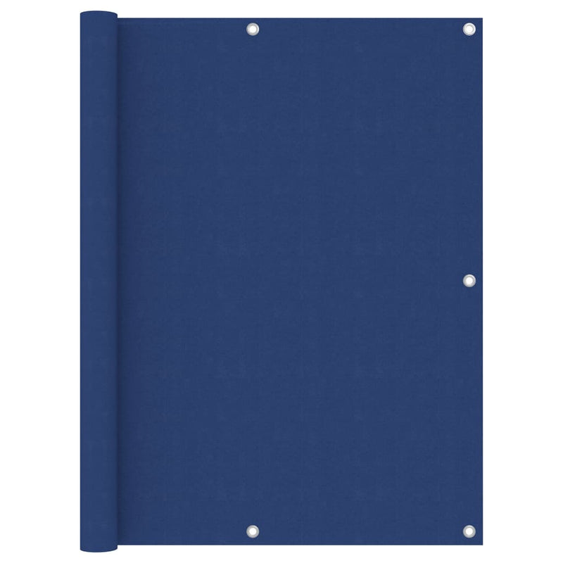 Vidaxl balkonscherm 120x600 cm oxford stof blauw
