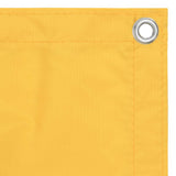 Vidaxl balkonscherm 75x600 cm oxford stof geel - afbeelding 2