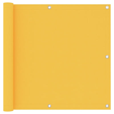 Vidaxl balkonscherm 90x400 cm oxford stof geel