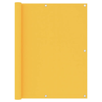 Vidaxl balkonscherm 120x600 cm oxford stof geel