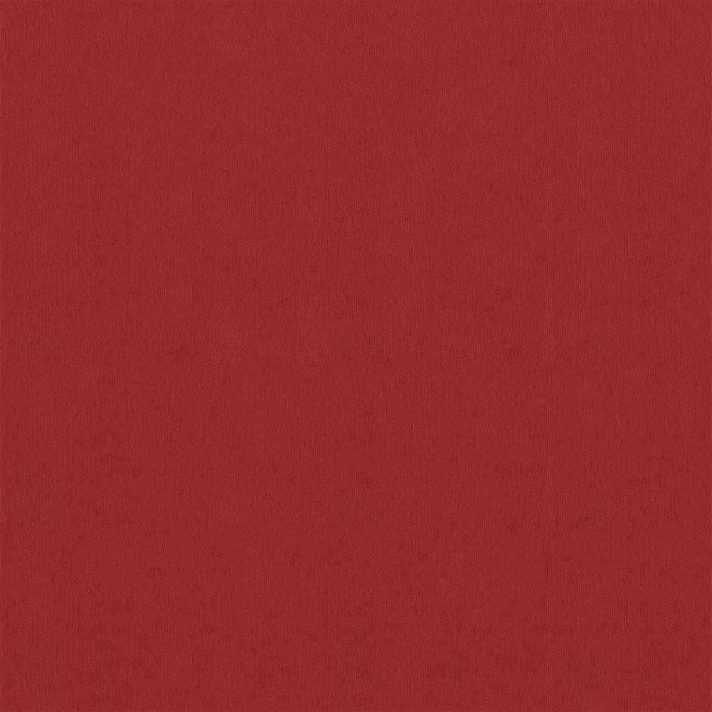 Vidaxl balkonscherm 75x500 cm oxford stof rood