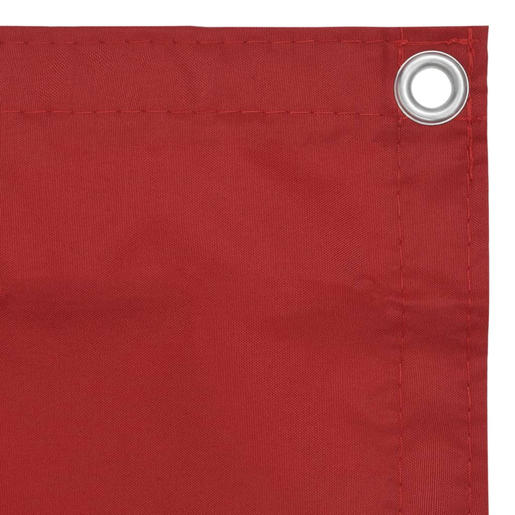 Vidaxl balkonscherm 90x300 cm oxford stof rood
