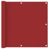Vidaxl balkonscherm 90x500 cm oxford stof rood