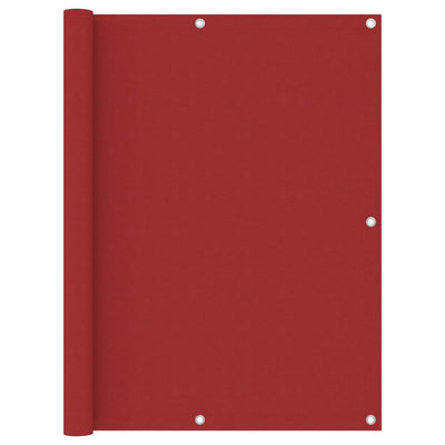 Vidaxl balkonscherm 120x600 cm oxford stof rood