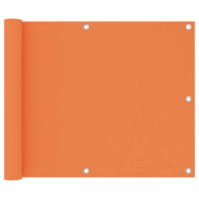 Vidaxl balkonscherm 75x300 cm oxford stof oranje