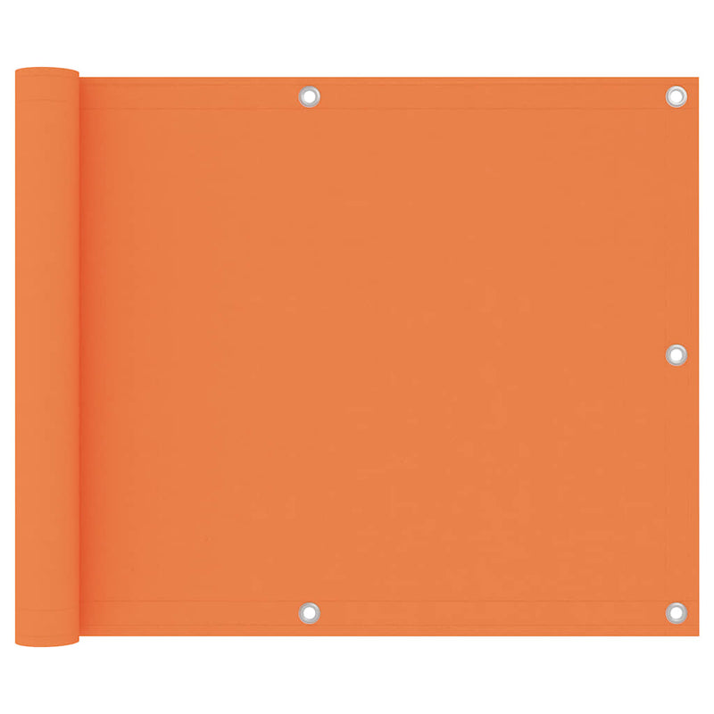 Vidaxl balkonscherm 75x300 cm oxford stof oranje