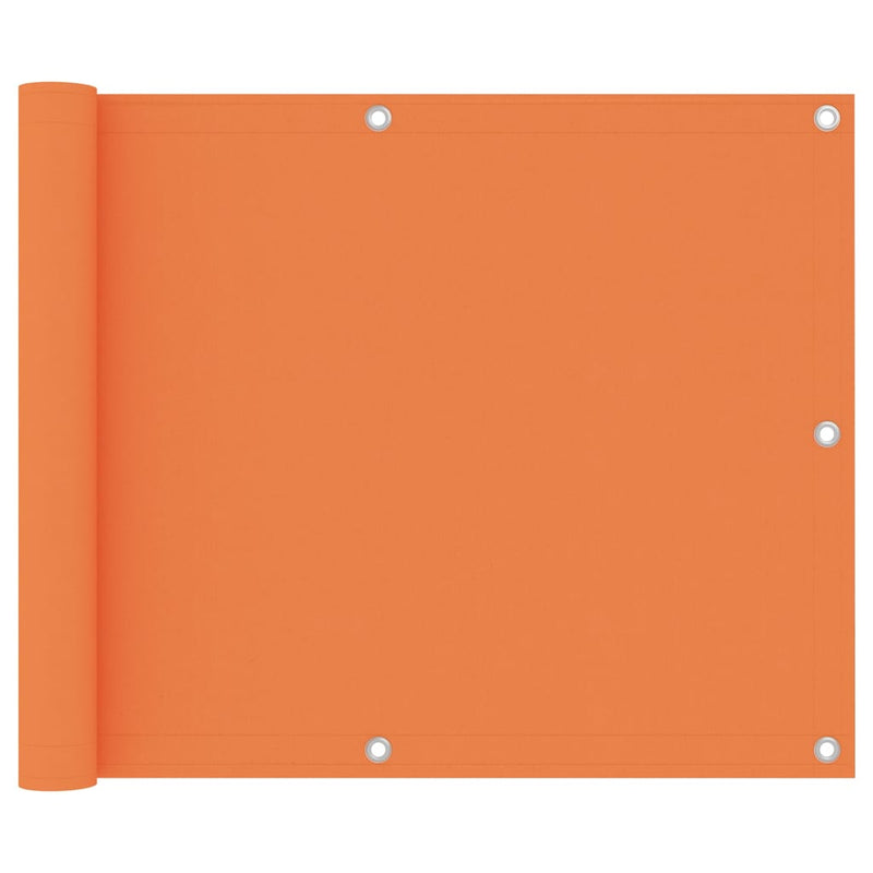 Vidaxl balkonscherm 75x400 cm oxford stof oranje
