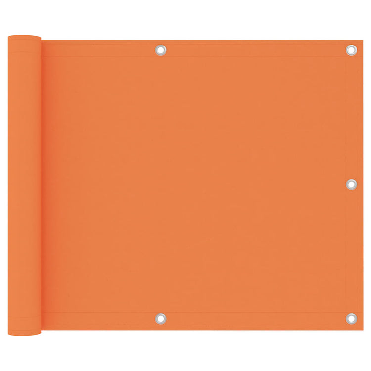 Vidaxl balkonscherm 75x400 cm oxford stof oranje
