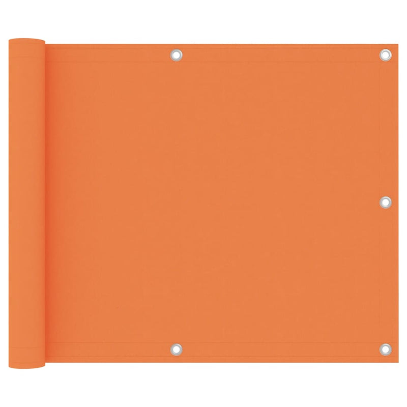 Vidaxl balkonscherm 75x500 cm oxford stof oranje