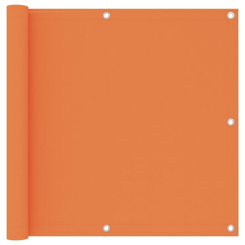 Vidaxl balkonscherm 90x400 cm oxford stof oranje
