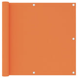 Vidaxl balkonscherm 90x500 cm oxford stof oranje - afbeelding 1