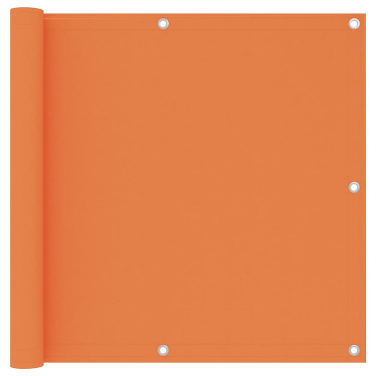 Vidaxl balkonscherm 90x500 cm oxford stof oranje