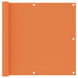 Vidaxl balkonscherm 90x600 cm oxford stof oranje - afbeelding 1