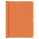 Vidaxl balkonscherm 120x300 cm oxford stof oranje