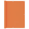 Vidaxl balkonscherm 120x300 cm oxford stof oranje