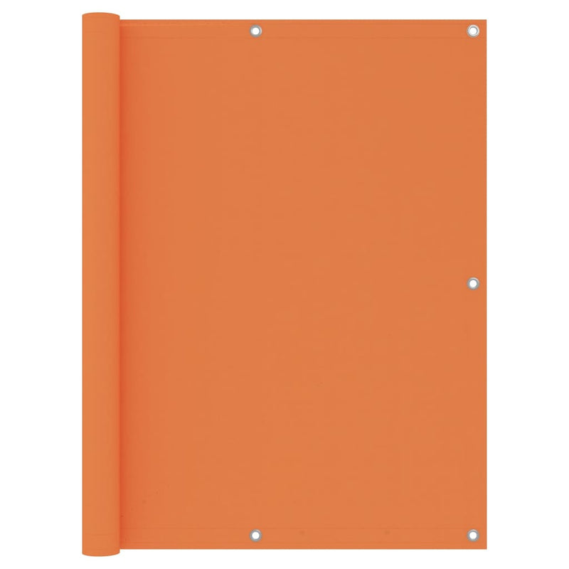 Vidaxl balkonscherm 120x500 cm oxford stof oranje