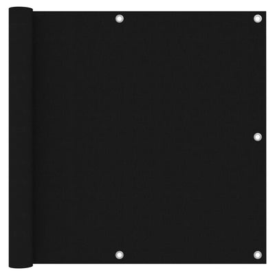Vidaxl balkonscherm 90x300 cm oxford stof zwart